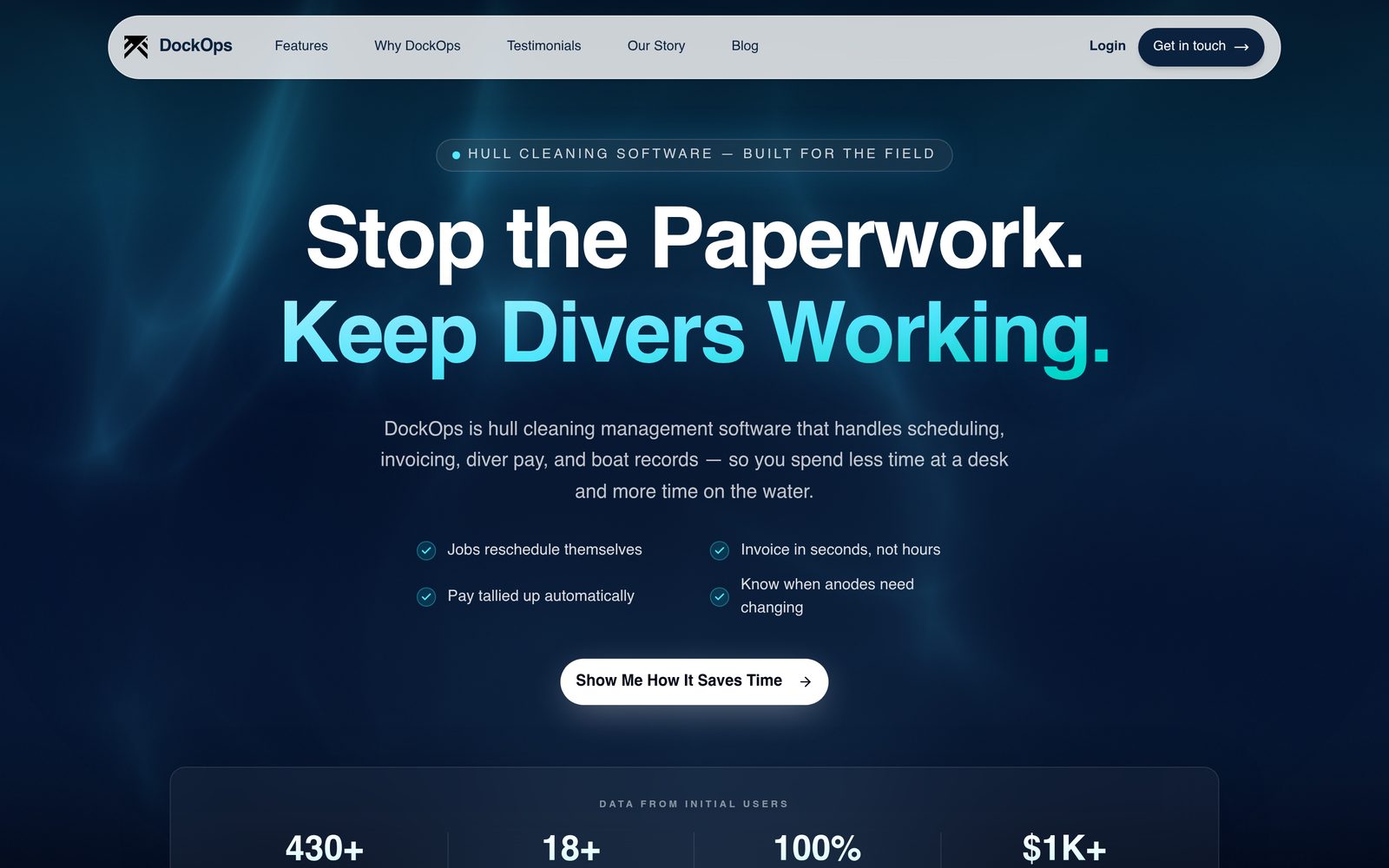 Screenshot of DockOps